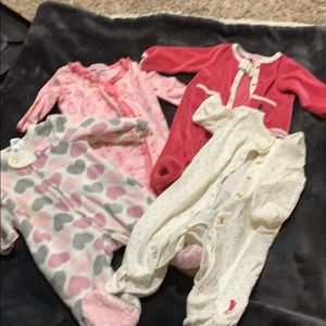 Lot of Juicy couture 0/3 month onesies